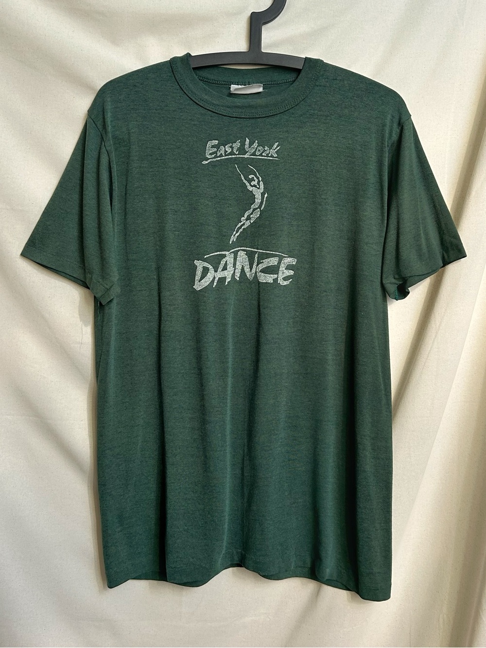 80s Vintage East York Dance T-shirt Faded Single Stitch Toronto Graphic Tee.